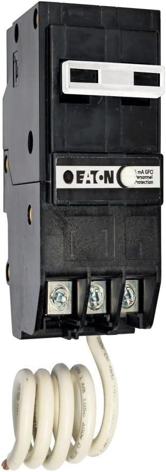 Eaton BRN220GF 2 Pole 20 Amp 120/240 V BR GFCI Circuit Breaker Replaces GFTCB220