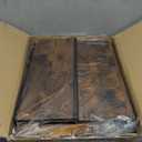 Nightstand 5 Drawer Dresser with Charging Station, Side Table with Fabric Drawers, End Table with Open Shelf, Tall Dresser for Bedroom, Hallway, Entryway (Rustic Brown)