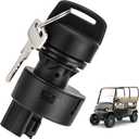 JW1-H2510-00 Ignition Switch with Key for 2005-2007 Yamaha G22 2007-2016 G29 Drive 2007-up Drive 2 Electric & Gas Golf Cart Replace JU2-H2510-10 JU2-H2510-20