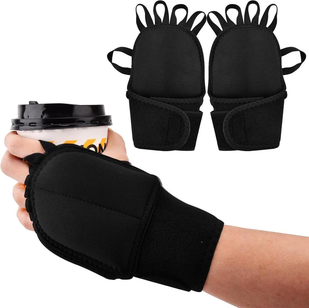 1 Pair Weighted Gloves for Tremors,Hand Weights for Fine Motor Skills,Aids to Provide Hand Stability and Improve Hand Dexterity,Writing Weights & Hand strengthening Tool(Black)