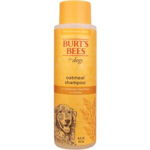 Burt's Bees for Pets Oatmeal Dog Shampoo with Honey, Soothing Formula for Itchy and Sensitive Dog Skin, Colloidal Oat Flour and Honey, pH Balanced, Sulfate-Free, 16 Fl Oz