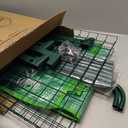 Mini Greenhouse for Indoor Outdoor, Small Plants Green House with 4 Tier Shelves, Portable Plastic Greenhouses with Durable PE Cover for Garden Backyard Patio Balcony Porch