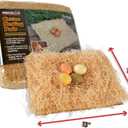PRECISION PET Chicken Nesting Pads by Petmate  13 x 13 Premium Chicken Bedding Fit Most Nesting Boxes  10 Pack,Beige, Made in USA
