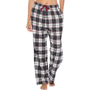 Ashford & Brooks Women's Super Soft Flannel Plaid Pajama Sleep Pants (M)