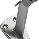 ktumeware 3 Inch 3 Pack Brushed Nickel Handrail Stair Brackets Suitable for Indoor and Outdoor Staircase/Balcony/Corridor Staircase Support handrail Brackets