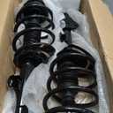 Front Struts Shock w/Coil Spring & Sway Bar Links for 2008-2019 Dodge Grand Caravan (Exc. RT, GT) / 2008-2016 Chrysler Town & Country (Exc. S), Shock Absorber Assembly Replace 171128L 171128R K7258