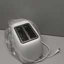 West Bend Timeless 2-Slice Toaster with 7 Browning Levels, Bagel/Waffle/Defrost Settings, High-Lift Lever, Anti-Jam, Easy-Clean Crumb Tray, 2-Slice, White/Gold