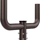 HYPERLITE Double Bullhorn Bracket for Parking Lot Light, 2 3/8" Bullhorn Bracket for 2 Lights, Durable Mounting Bracket Bullhead Tenon Adapter for LED Shoebox Area Light Street Pole Lights