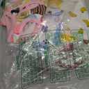 Kacctyen 6 Set Cat Recovery Suit After Surgery Female and Male Cat Kitten Surgery Suit E Collar Alternative Pajama Kitty Clothes for Spay Abdominal Skin Anti Licking(Fruit,Small)