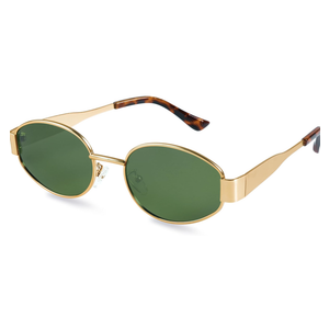 livho 2025 Trendy Oval Sunglasses - Stylish Polarized Shades for Everyday - Retro Metal Frames
