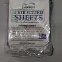 Crib Sheets Girl, 2 Pack Baby Sheets for Standard Crib Mattress & Toddler Bed Mattress, Snug Fit Breathable Soft Fitted Crib Sheet, Pink & Violet