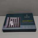 Bellsal Black Silverware Organizer Kitchen Drawer Organizer Expandable Bamboo Utensil Holder Cutlery Tray for Kitchen Utensil and Flatware Bedroom Office (7 Slots Expandable)