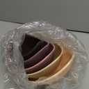 Notakia Salad Decorative Bowls Lotus Shaped Pasta Bowls Dishwasher Safe, Unique Angled Ceramic Bowls for Salad, Pasta, Soup, Rice, Prep, Ideal for Restaurant (Purple 5 Packs)