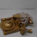 Set of 9 Cake Stands Metal Cupcake Stand Set Multiple Styles Candy Fruit Display Tower Dessert Plate Cake Serving Tray for Birthday Party Wedding Anniversary Baby Shower Engagement (Gold)