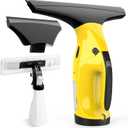 Rechargeable Window Vac, Electric Window Vacuum Squeegee, with 11 in. and 6.7 in. Squeegee Blades, Cordless Window Vacuum Cleaner Set for Cleaning Windows, Shower Doors, Mirrors, Tiles