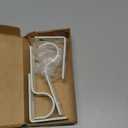 Ivilon Adjustable Brackets for Curtain Rods - for 1 or 1 1/8 Inch Rods. Set of 2 - Ivory