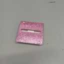 Pop up Sticky Note Holder Rhinestone Self Sticky Note Dispenser 33 Post it Dispenser for Pink Office Desk Accessories and Supplies, Teacher Gifts(White Pink)