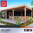 Q235-Steel Integrated Arc 45 Degree Pergola Support Bracket 2''x4''Actual Tube Dia: 1.5''x 3.2'' Heavy Duty 2Pack