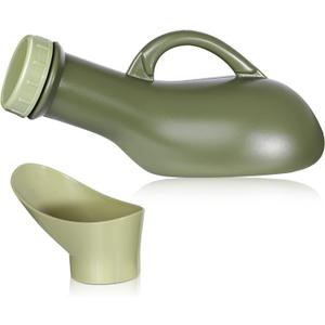 Urinal Travel Toilet Urinal Bottles with Funnel Pee Bottle Urinals Unisex Portable Urine Bottle Pee Container for Camping Outdoor Car Travel 1000ML