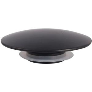 Basin Waste Sink,66mm Matte Black Basin Waste up Bathroom Sink Push Button Click Bathroom Sink Drain Stopper Replacement Part for Most Kitchen or Bathroom Basins,Brass