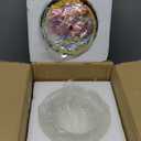 Design House Millbridge Dome 9-1/4 Inch Diameter Indoor Ceiling Light Fixture, for Bedroom, Hallway, Closet & Dining Room, Alabaster Glass, Oil Rubbed Bronze, 514539