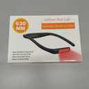 630nm Red Neck Reading Light - Zero Blue Light, Rechargeable Dimmable Portable LED Red Neck Book Lamp for Reading, Crafts, Knitting, Crochet at Night, Perfect for Readers and Craft Lovers