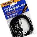 CargoLoc 62320 Mini Bungees Cords, 10-Inch, 3-Piece