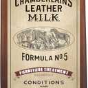 Chamberlains Leather Milk Furniture Treatment - All-Natural Leather Cleaner, Leather Conditioner for Couches and Living Room Furniture No 5, 6 Oz (6 Fl Oz (Pack of 1))