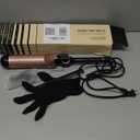 Large Curling Iron 2 Inch, Ceramic Long Barrel Hair Curling Wand, Hair Styling Tool, Dual Voltage, LCD Display, Black
