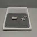 3Pcs Nesting Stone Drying Mat for Kitchen Counter, Quick Drying Dish Drying Mat with Non-Slip Feet, Super Absorbent Heat Resistant Diatomaceous Earth Dish Drying Mat for Dishes, Bottles, Cups-Leaf