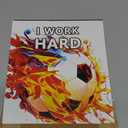 Soccer Wall Art Prints Football Art Posters Boys Bedroom Wall Decor,Inspirational Sports Decorations Set of 4 (8x10inch,Frameless).