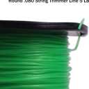 080 Trimmer Line Heavy Duty Weed Wacker String 5 LB Round Commercial String Trimmer Line .080 Inch-2000 Ft String Trimmer line