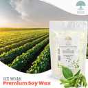 Eco-Lux Essentials 4.4lbs Premium Eco Soy Wax, White, Vegan Cruelty Free, Candle Making from Organic Farm 100% Natural SOYA Wax (4.4, Pounds)