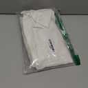 luvamia Jean Skirts for Women Denim Trendy High Waisted Mini Cargo Pockets Stretchy Short Skirt Country Concert Outfits (Large, Cream White)