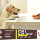 CLAWGUARD Edge & Countertop Protector  35.5x2.25 in. Clear Plexiglass Dog Scratch Shield  Anti Scratch Furniture & Counter Guard for Pets