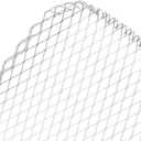 25 PCS Grill Toppers, 12 x 15 Inch Grill Mesh Mats, Aluminum Grill Liners for Grilling Outdoor Camping Backyards, Silver