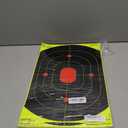 Splatterburst Targets - 12 x 18 inch Bullseye Splatter Target - Easily See Your Shots Burst Bright Fluorescent Yellow Upon Impact - Made in USA (50 pack)