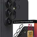 ZAGG Glass Elite Samsung Galaxy S26 Ultra Camera Lens Protector - Anti-Reflective, 5X Stronger Impact & Scratch Resistant Aluminosilicate Glass - Easy Installation, Smudge-Free Surface, Black