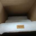 Topmart High Density Extended Foam Dog Ramp&Steps 3 Tiers,15.7" High,Non-Slip Dog Stairs with Waterproof Cover,Soft Foam Pet Ladder,Best for Injured,Older Cats,Pets with Joint Pain (White)