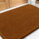 OLANLY Dog Door Mat for Muddy Paws 30x20, Absorbs Moisture and Dirt, Absorbent Non-Slip Washable Doormat, Quick Dry Chenille Mud Mat for Dogs, Entry Indoor Entryway Carpet for Inside Floor, Ochre