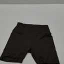 High Waisted Biker Shorts for Women-5" Tummy Control Fitness Athletic Workout Running Yoga Gym Shorts(Black, Large-X-Large)