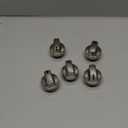 5pcs Upgraded WB03X29300 stove knobs replacements parts,gas stove range electric universal cooktop knobs,oven surface burner control knob, replace KIP5T06 191D8446,AP6301265, 4585904 PS12296155 etc (Stainless Steel)