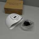 JODSONE U V LED Nail Lamp, Nail Dryer for Gel Polish, Led Light with Automatic Sensor & 4 Timers (Milky White)