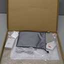 Doodle Glow, LED Note Board with Colors, 14.1"x10.9" Wooshneesham Acrylic Dry Erase Board, 16M-Color LED Light-Up Memo w/Music Sync, APP & Remote, Stand & 7 Markers, Battery Case, Neon Glow (White)