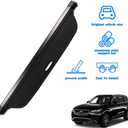 for Volvo XC90 Cargo Cover 2024 2025 2016 2017 2018 2019 2020 2021 2022 2023 for Volvo XC90 Accessories Black Retractable Trunk Cover Security Shield Shade