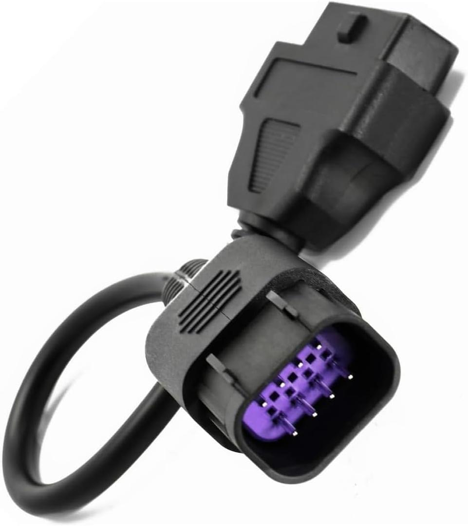 OBD 8 Pin to 16 Pin Motorcycle Cable OBD2 Motorrad Adapter 8Pin Polaris Slingshot Motorbike RZR Ranger General Sportsman ACE for ATV Diagnostic Tool Adaptor