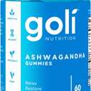 Goli Ashwagandha & Vitamin D Gummy - 60 Count - Mixed Berry, KSM-66, Vegan, Plant Based, Non-GMO, Gluten-Free & Gelatin Free Relax. Restore. Unwind, Pack of 1 (EXP: 10/2027)
