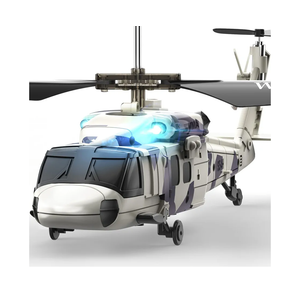 SYMA Remote Control Helicopter, S54H RC Helicopter for Adults with One-Key Take Off/Landing, Gyro Stabilizer, Altitude Hold, 3.5 Channel, 7-10 Min Flight Time - Helicóptero de Control Remoto