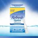 Refresh Optive Lubricant Eye Drops For Dry Eyes, Preservative-Free, 0.01 Fl Oz Single-Use Containers, 60 Count