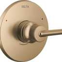 Delta Faucet Trinsic 14 Series Single-Function Gold Shower Valve Trim Kit, Shower Handle, Delta Shower Trim Kit, Champagne Bronze T14059-CZ (Valve Not Included)